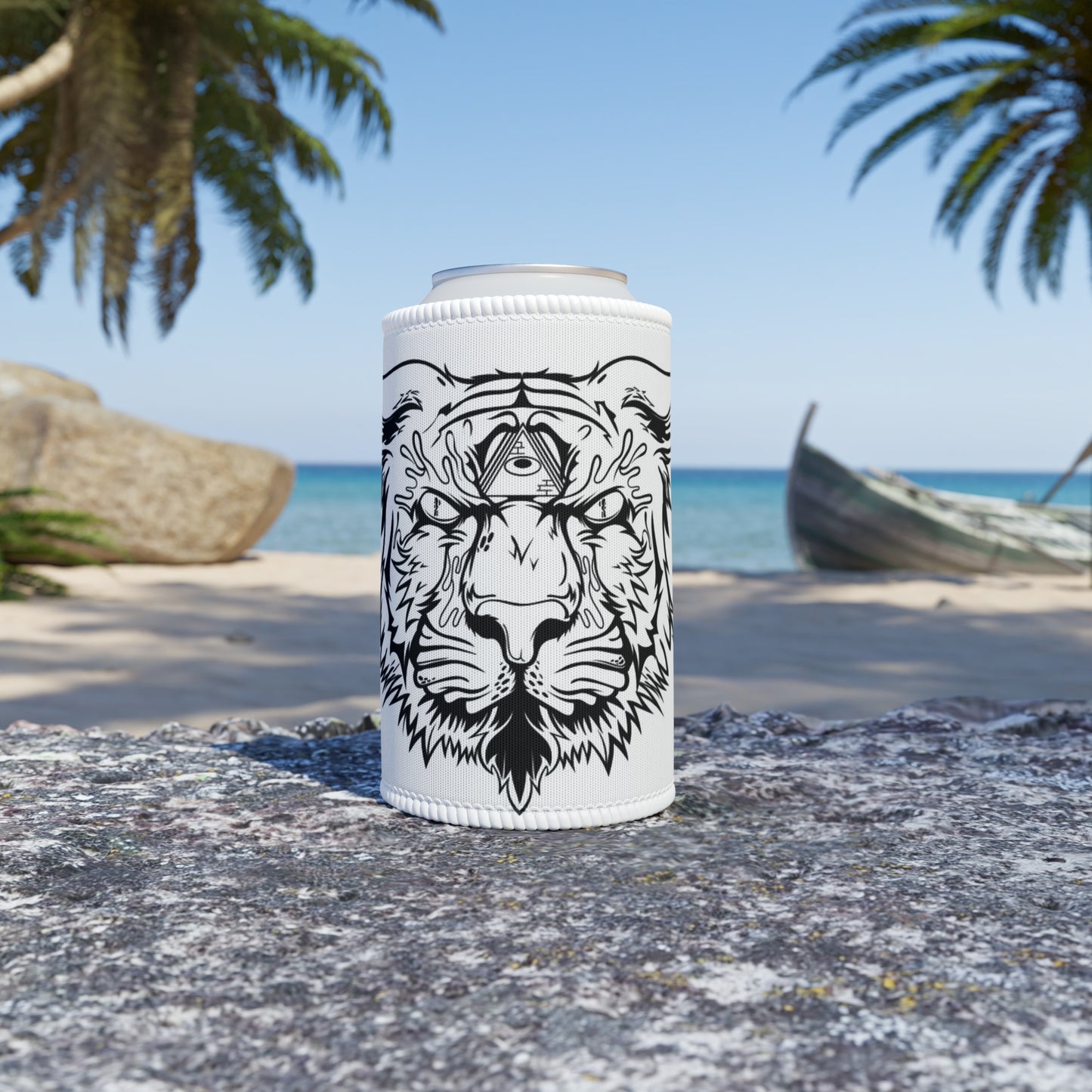 Tiger Chills Can Cooler